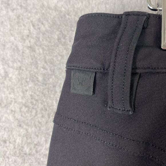 Lululemon Mens 34 ABC Slim Warpstreme in Black Performance Chino - Picture 8 of 9